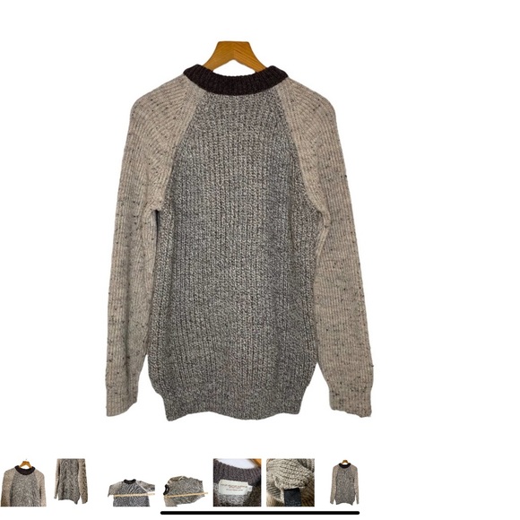 Aran Islands Knitwear Irish Knit New Wool Crewneck Sweater Unisex Size Small - Picture 5 of 6